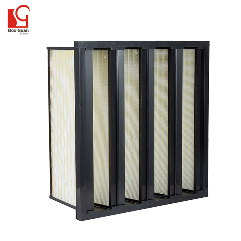 High Efficiency Air Filter-Mini Pleat V Type BTR313