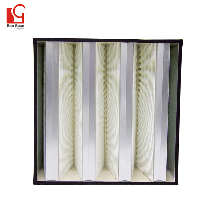 High Efficiency Air Filter-Mini Pleat V Type BMV303